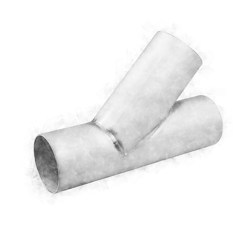 T-Stücke mit 45° Abgang aus Edelstahl - Varinox Schweißformteile Navigation