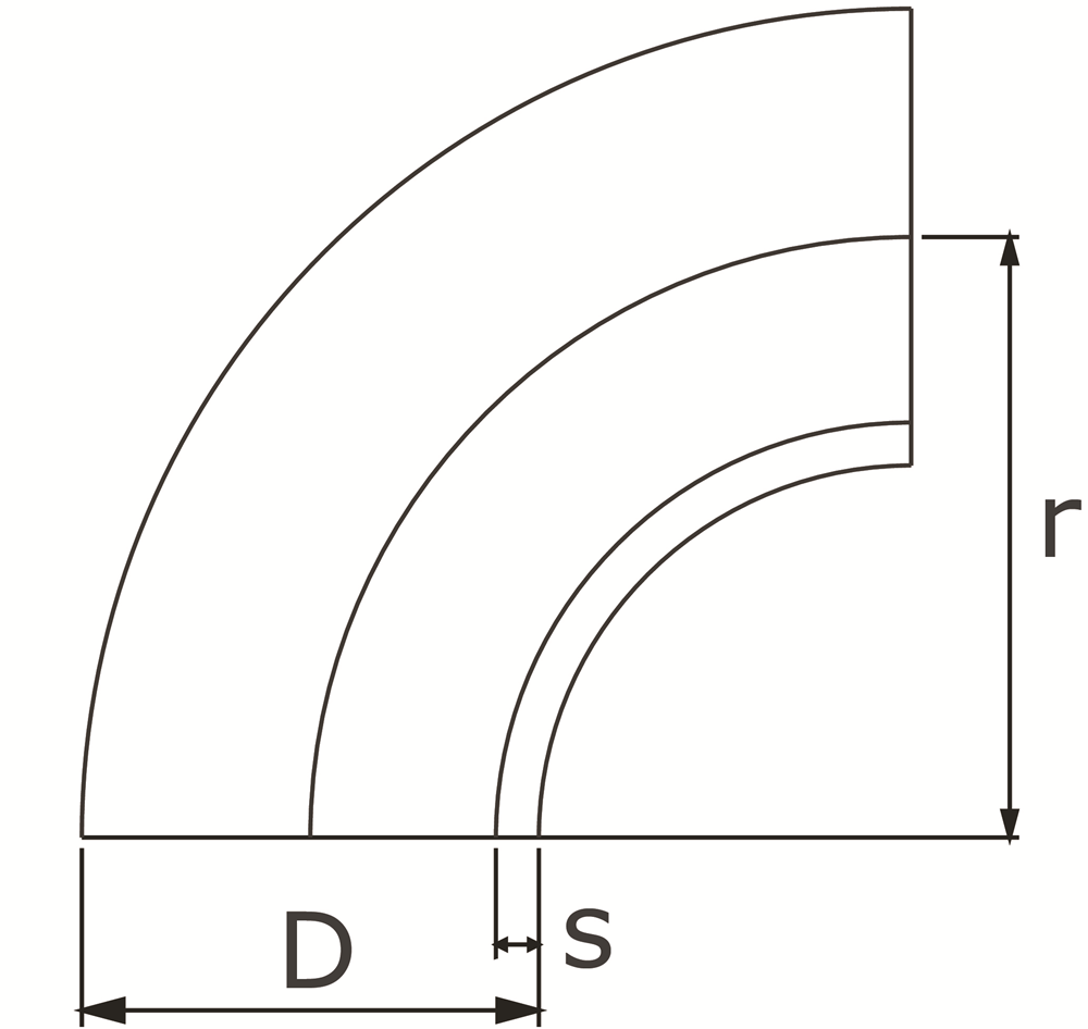 DN > 400 DN > 400 - 110 Edelstahl Schweißformteile von Varinox