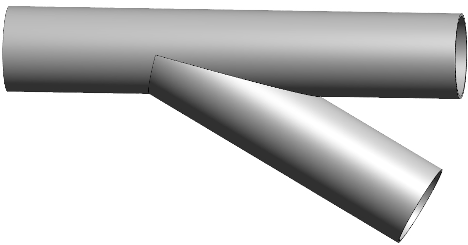 T-Stück 30° T-Stück 30° - 113 Edelstahl Schweißformteile von Varinox