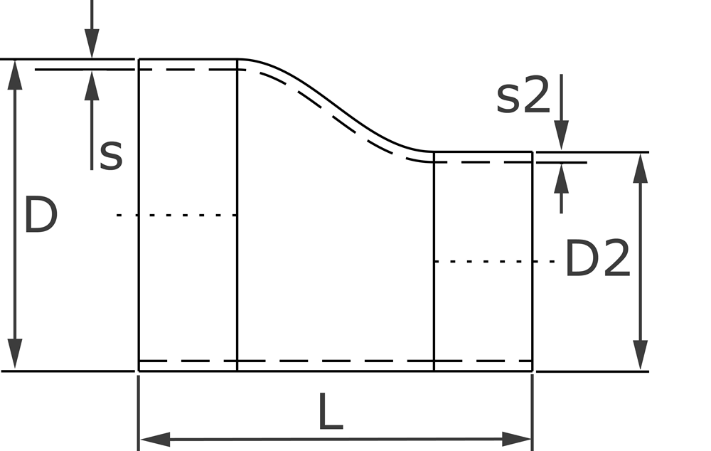 EN 10253-4/B EN 10253-4/B - 16 Edelstahl Schweißformteile von Varinox