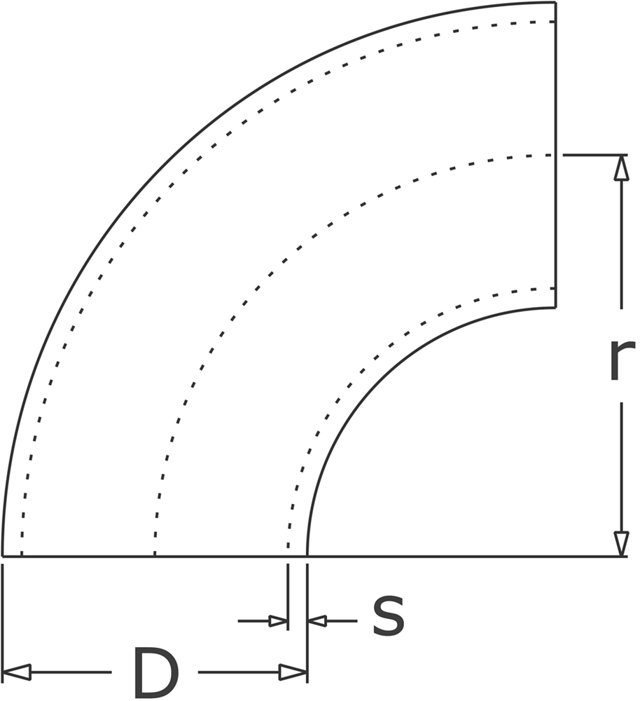 ISO Reihe - EN 10253-4/A ISO Reihe - EN 10253-4/A - 33 Edelstahl Schweißformteile von Varinox
