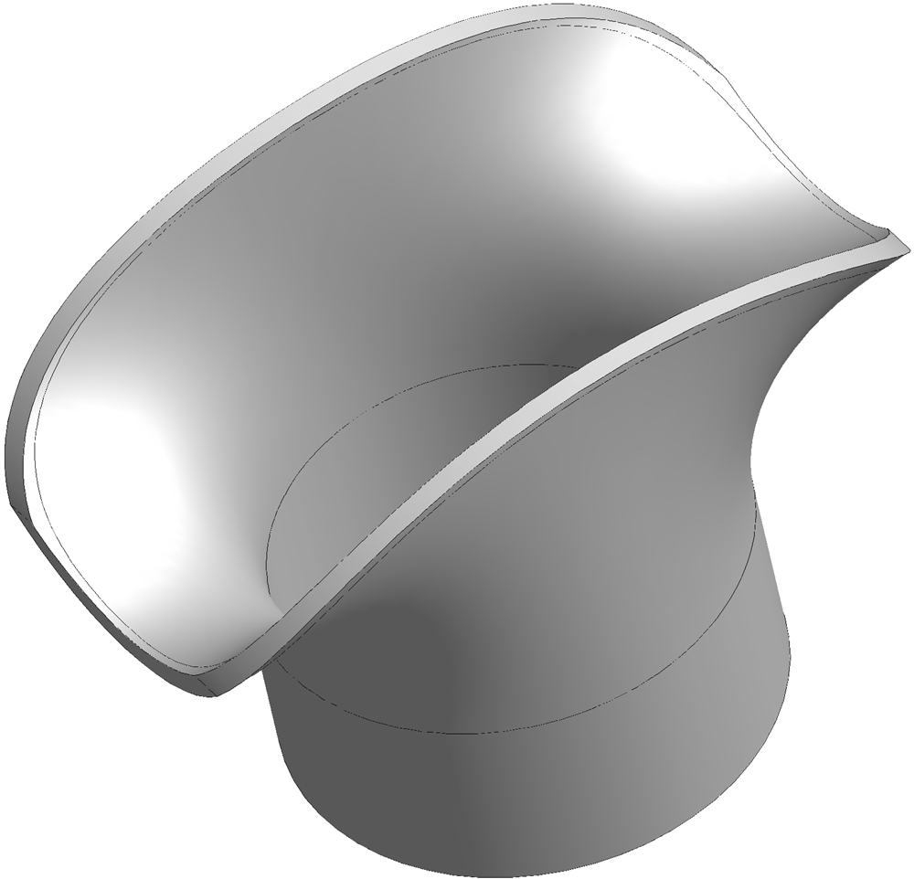 aus Rohr aus Rohr - 4 Edelstahl Schweißformteile von Varinox