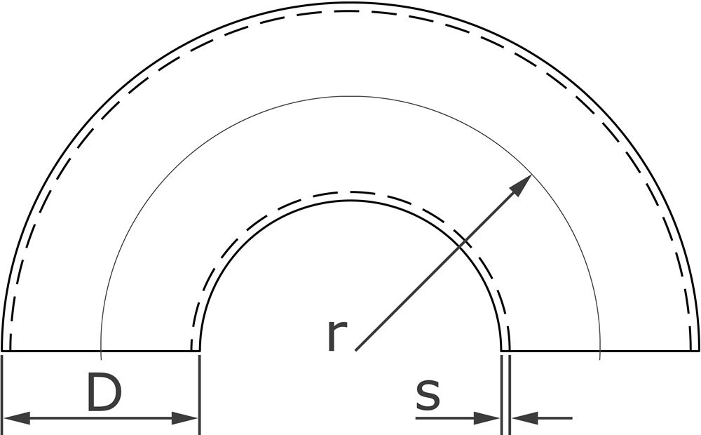 180° 180° - 43 Edelstahl Schweißformteile von Varinox
