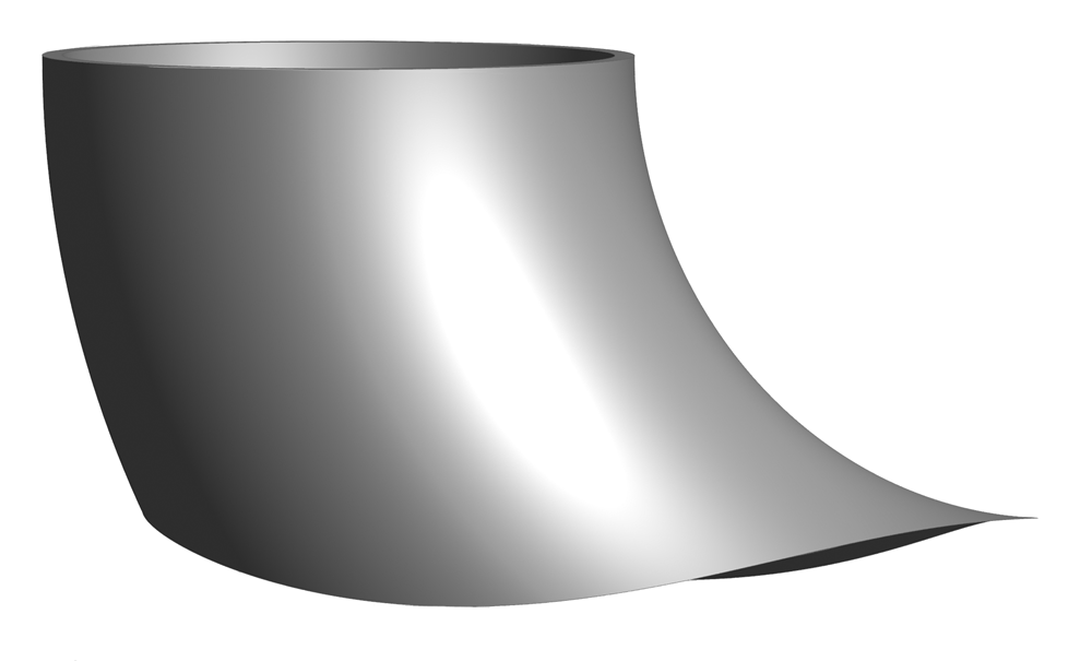 auf größeren Rohrdurchmesser