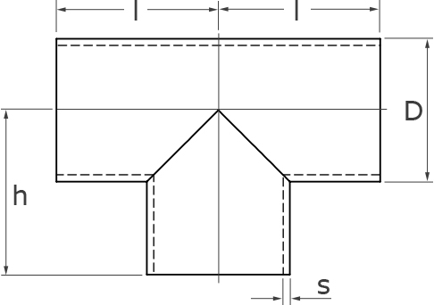 DN > 200 - eingeschw. Stutzen DN > 200 - eingeschw. Stutzen - 74 Edelstahl Schweißformteile von Varinox