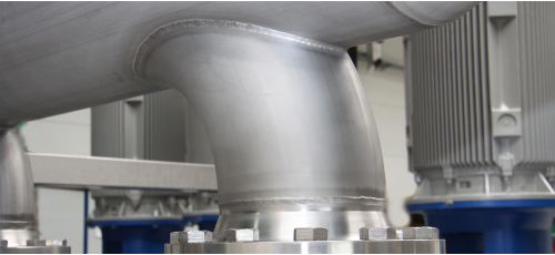 auf größeren Rohrdurchmesser auf größeren Rohrdurchmesser - 75 Edelstahl Schweißformteile von Varinox