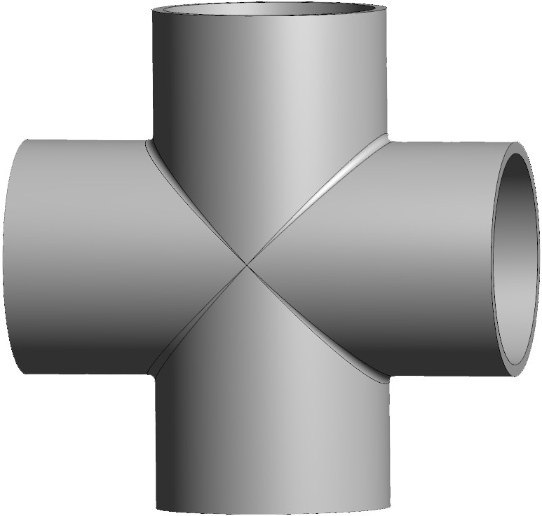 Kreuzstück Kreuzstück - 95 Edelstahl Schweißformteile von Varinox