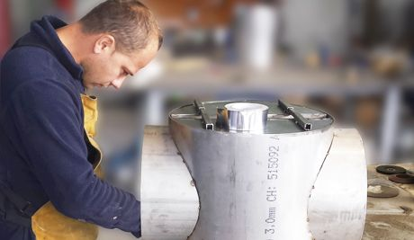 Kreuzstück Kreuzstück - 96 Edelstahl Schweißformteile von Varinox